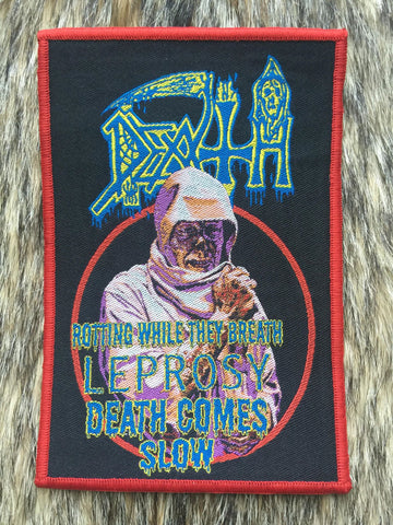 Death - Leprosy Red Border Limited Patch