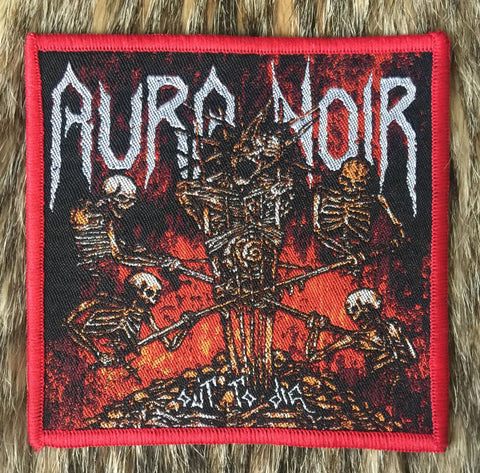 Aura Noir - Out To Die Red Border Patch
