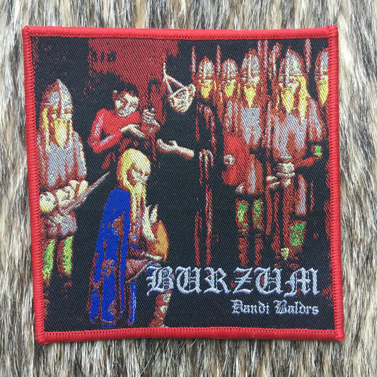 Burzum - Daudi Baldrs Red Border Patch