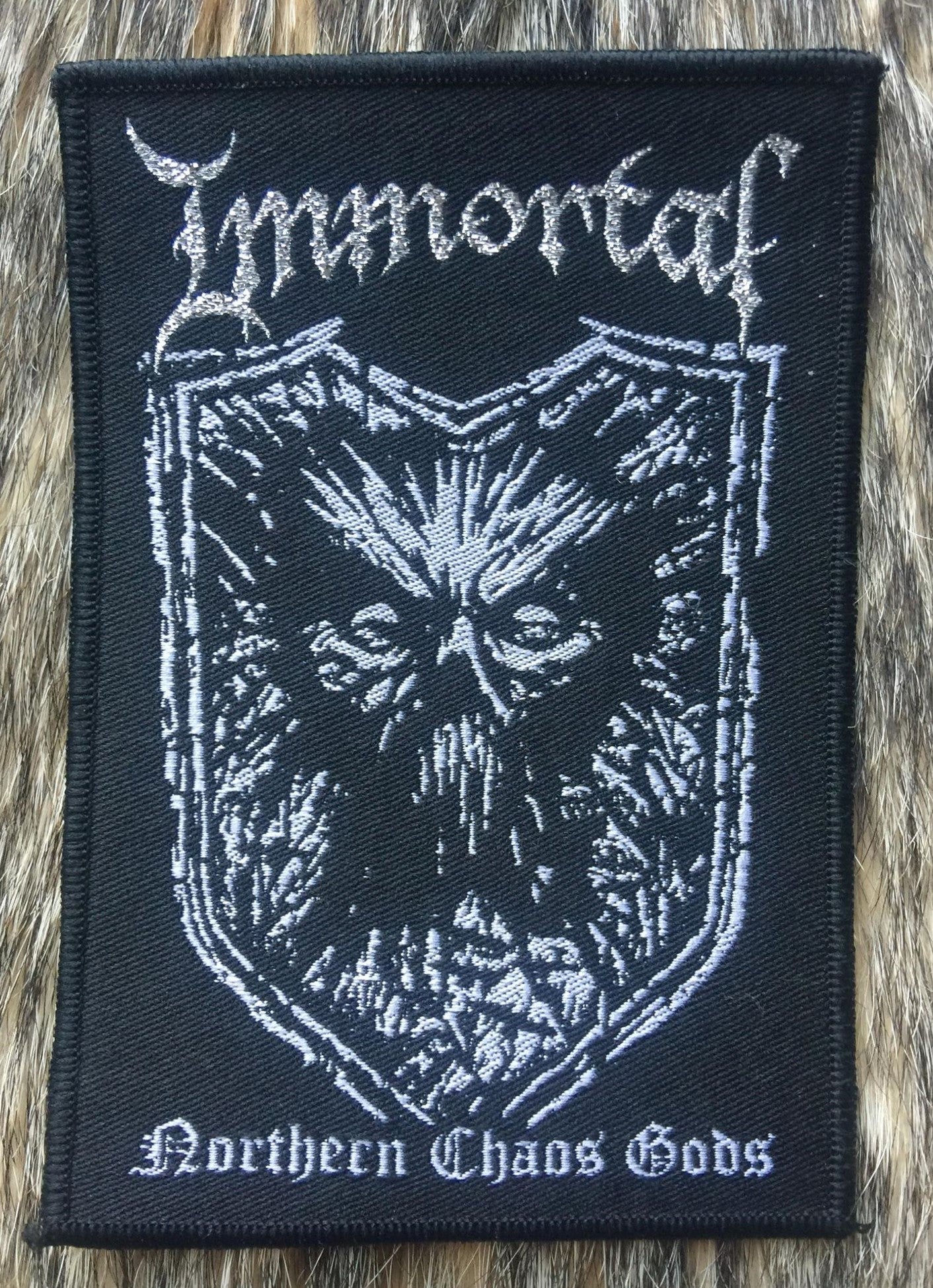 Immortal - Northern Chaos Gods Black Border Patch