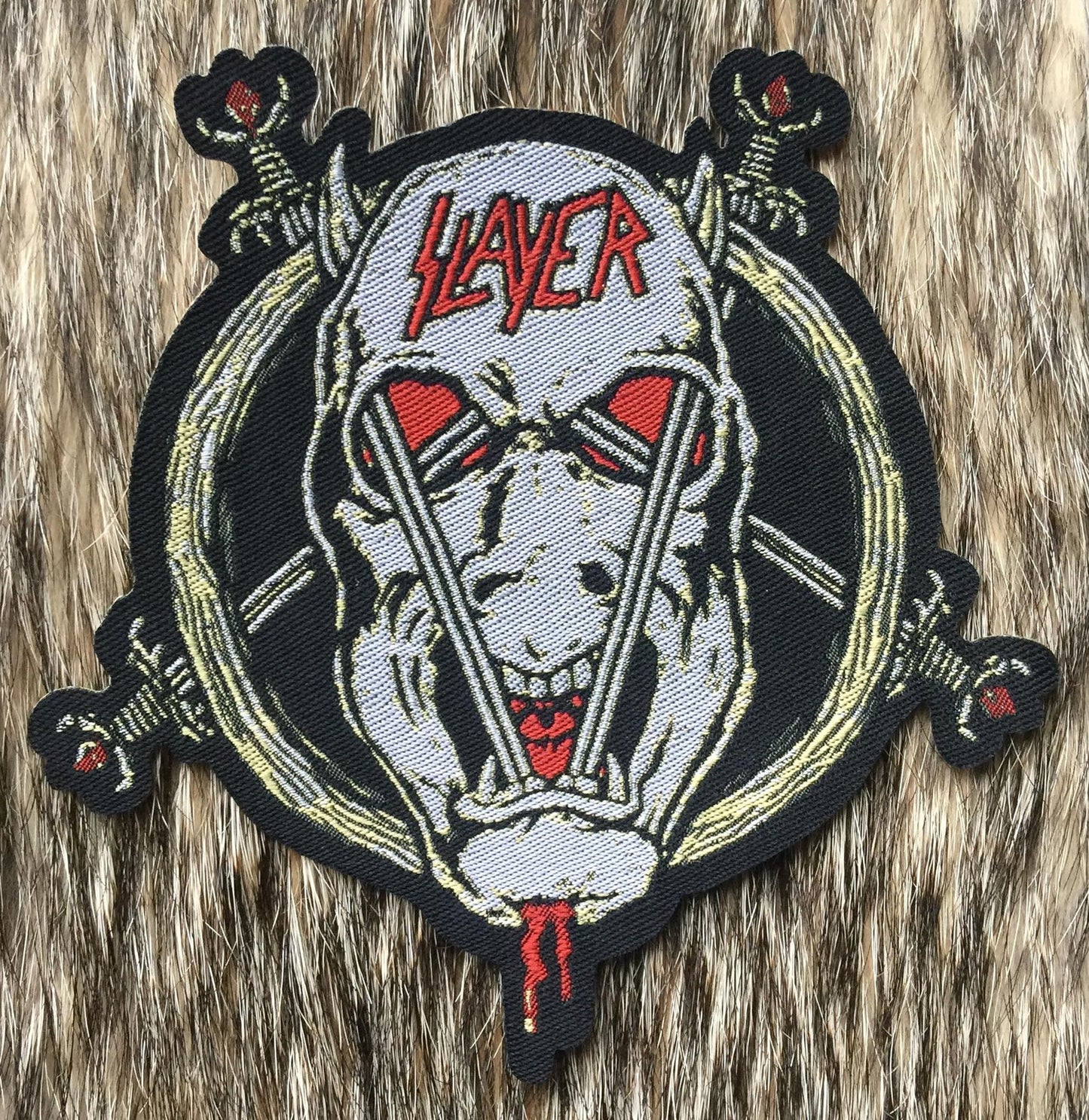 Slayer - Demon & Pentagram Cut Out Patch