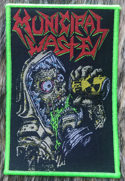 Municipal Waste - The Last Rager Green Border Limited Edition Patch