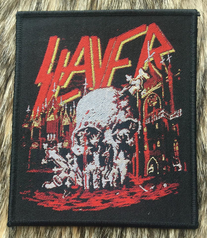 Slayer - South of Heaven Black Border Patch