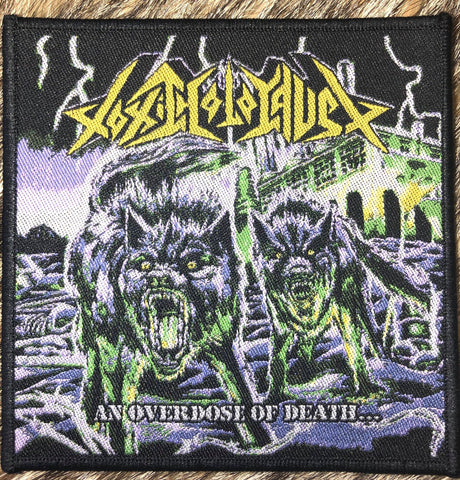 Toxic Holocaust - An Overdose of Death Black Border Patch