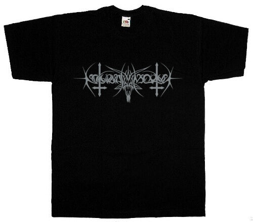 Nokturnal Mortum	- Goat Horns Logo Short Sleeved T-shirt - LAST SIZE!