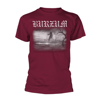 Burzum - Aske 2013 Maroon Short Sleeved T-shirt