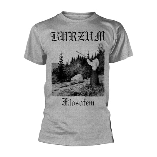Burzum - Filosofem 3 Light Grey Short Sleeved T-shirt