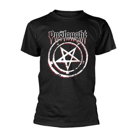 Onslaught - Pentagram Logo Short Sleeved T-shirt
