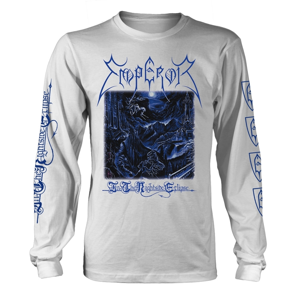 Emperor - In the Nightside Eclipse White Long Sleeve Shirt