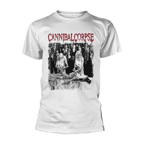 Cannibal Corpse - Butchered At Birth White Short Sleeved T-shirt