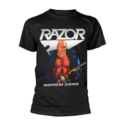 Razor - Shotgun Justice Short Sleeved T-shirt