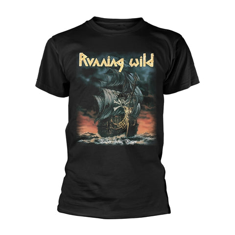 Running Wild - Under Jolly Rodger Short Sleeved T-shirt