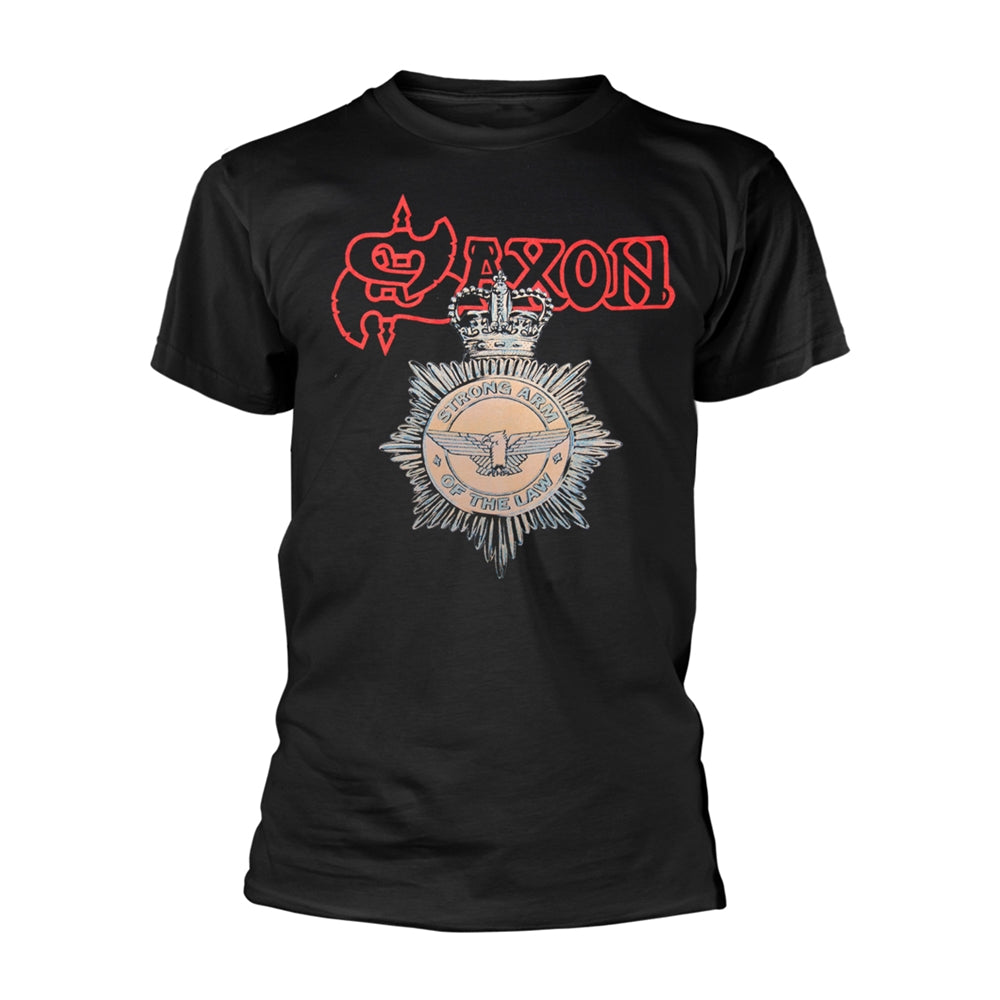 Saxon - Strong Arm of the Law Short Sleeved T-shirt