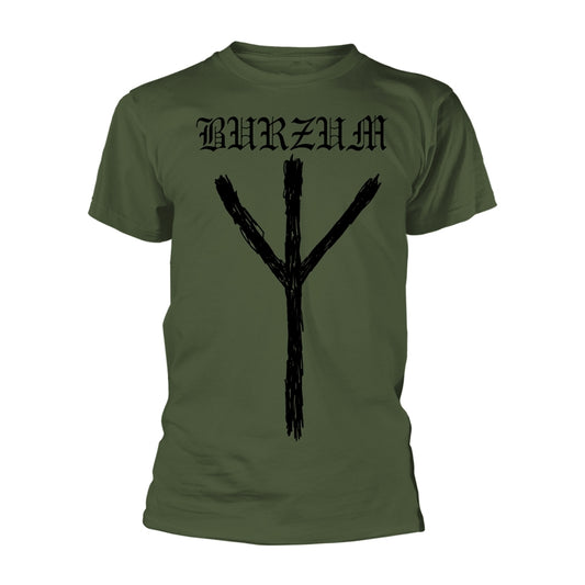 Burzum - Rune Green Short Sleeved T-shirt