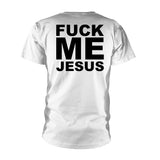 Marduk - Fuck Me Jesus White Short Sleeved T-shirt