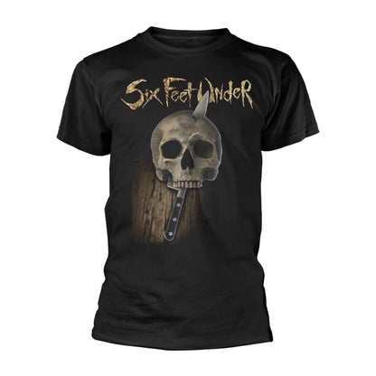 Six Feet Under - Knife Skull Short Sleeved T-shirt PRE ORDER