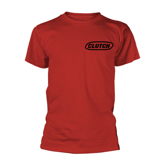 Clutch - Logo Red Short Sleeved T-shirt