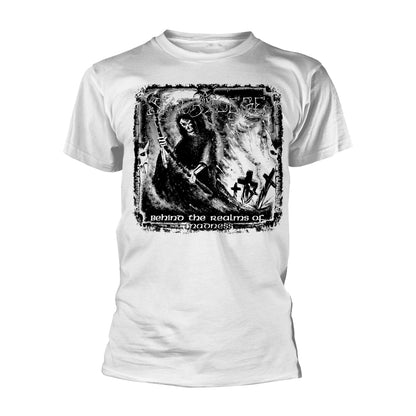 Sacrilege - Behind the Realms of Madness White Short Sleeved T-shirt