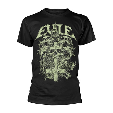 Evile - Riddick Skull Short Sleeved T-shirt