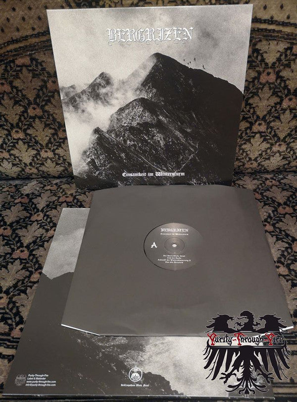 Bergrizen - Einsamkeit im Wintersturm Black Vinyl LP