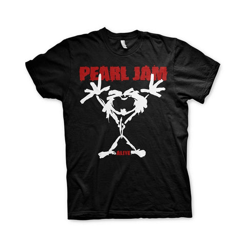 Pearl Jam	- Alive Short Sleeved T-shirt