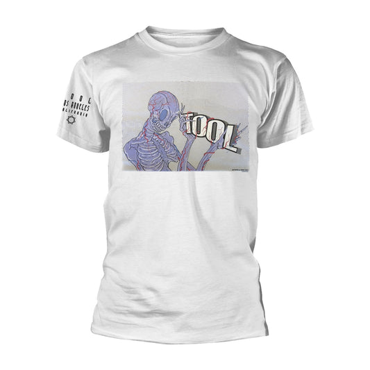 Tool - Skeleton White Short Sleeved T-shirt