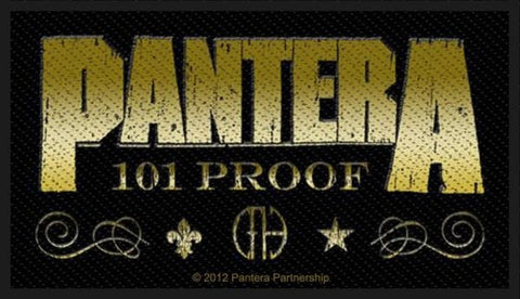 Pantera - 101 Proof Whiskey Label Patch