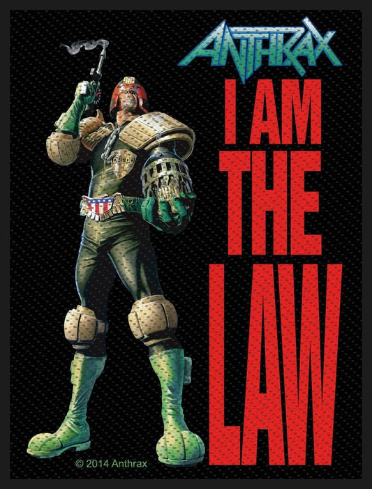 Anthrax - I Am the Law Patch