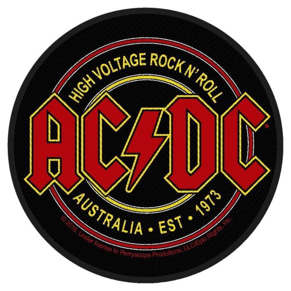 AC/DC - High Voltage Rock N Roll Circular Patch