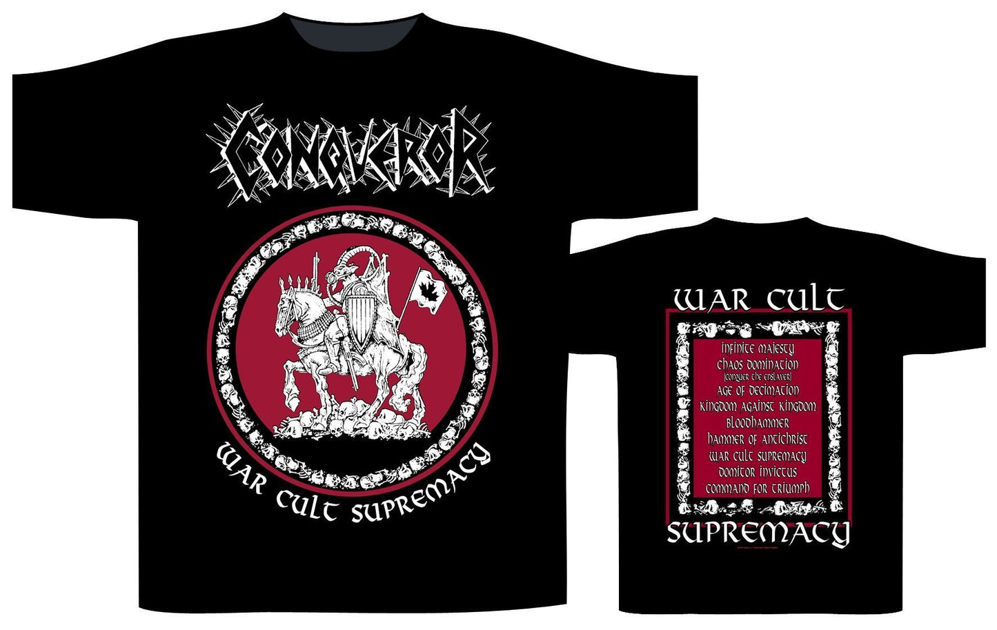 Conqueror - War Cult Supremacy Short Sleeved T-shirt