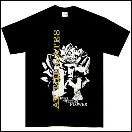 At the Gates - Ever Opening Flower Aleister Crowley Short Sleeved T-shirt - LAST SIZES!