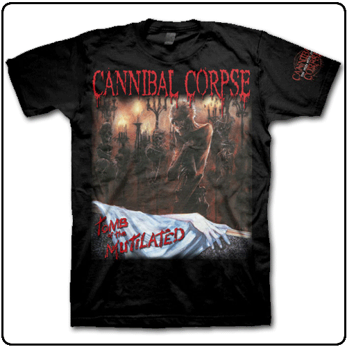 Cannibal Corpse - Tomb of the Mutilated Censored Short Sleeved T-shirt
