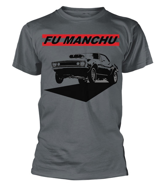 Fu Manchu - Muscle Car Grey Short Sleeved T-shirt